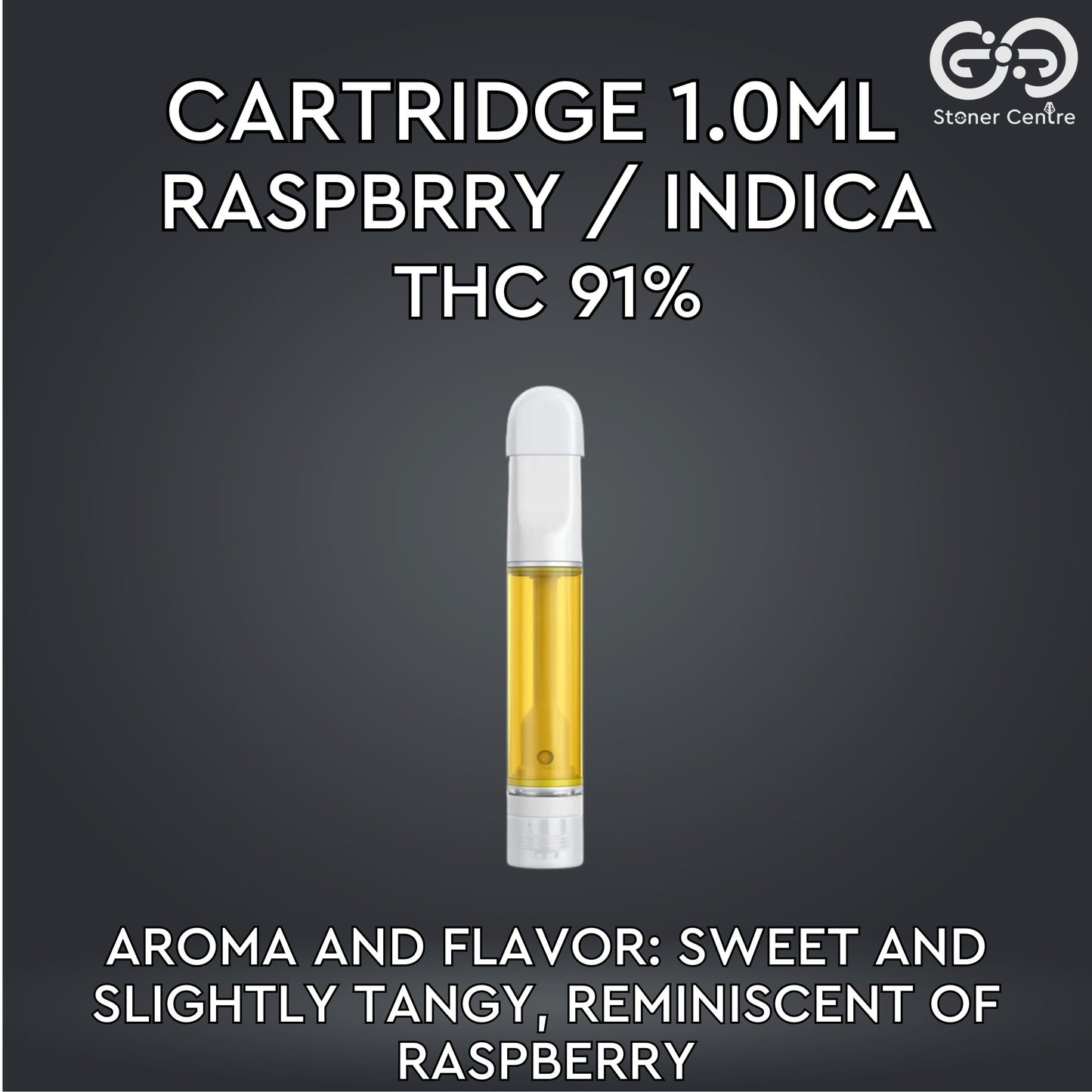 Cartridge 1.0ml | RASPBERRY : INDICA (เฉพาะหัวคาร์ทไม่รวมแบต)