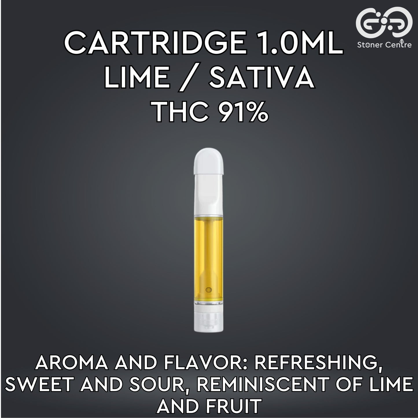Cartridge 1.0ml | LIME : SATIVA (เฉพาะหัวคาร์ทไม่รวมแบต)