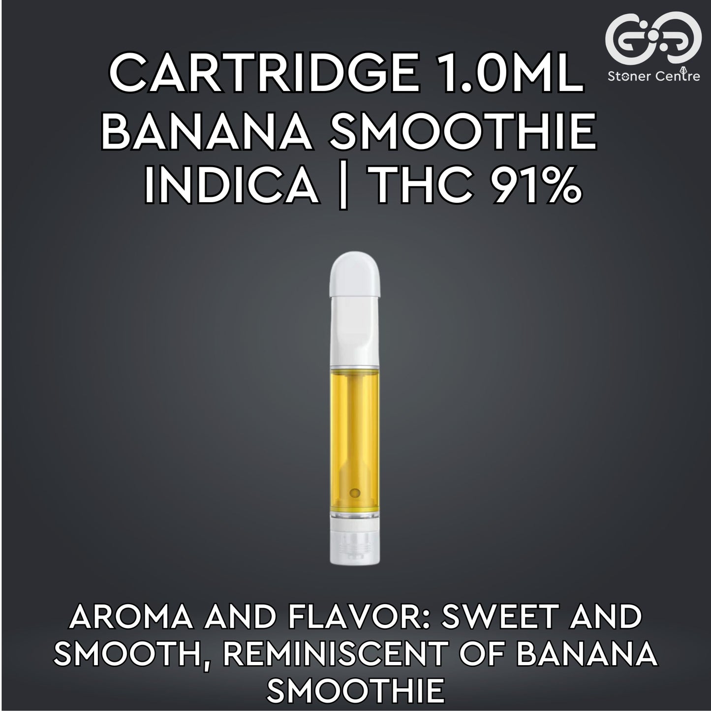 Cartridge 1.0ml | BANANA SMOOTHIE : INDICA (เฉพาะหัวคาร์ทไม่รวมแบต)