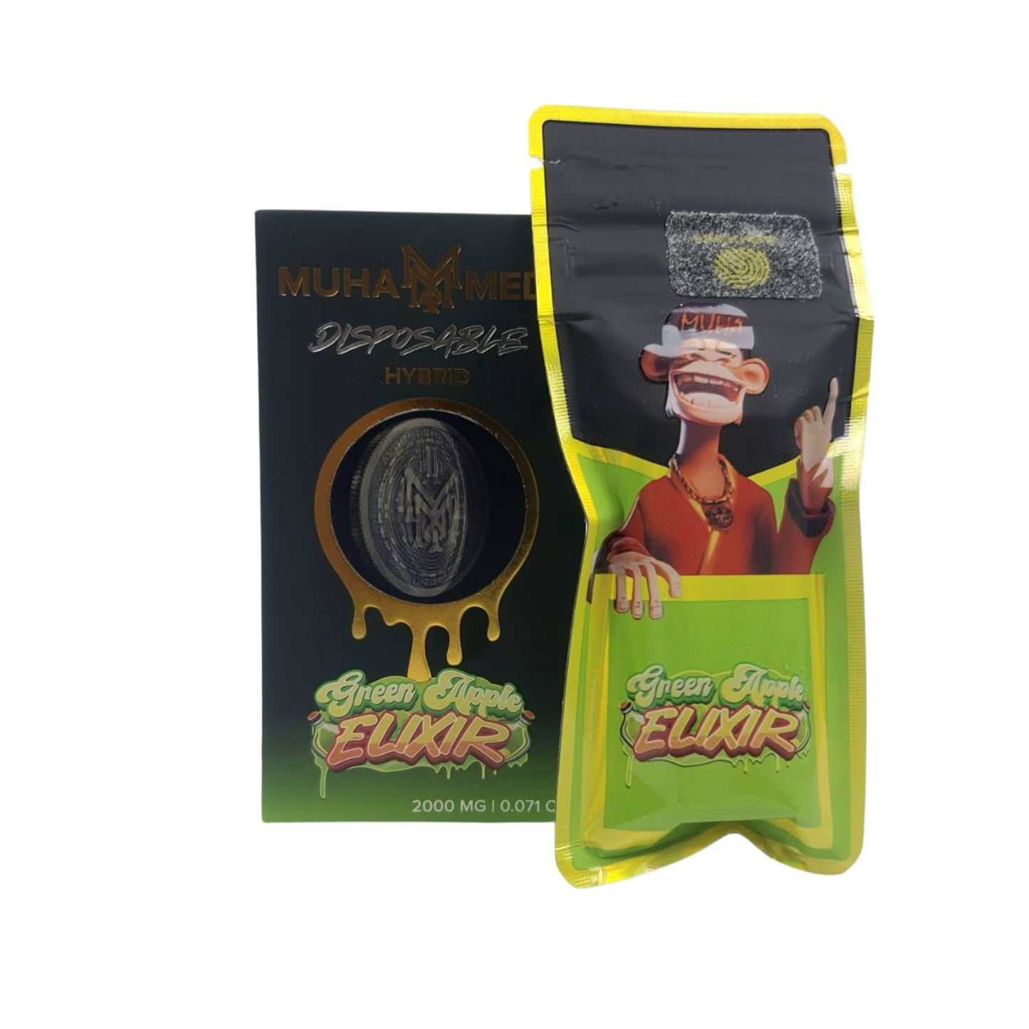 MUHA MEDS 2ml | GREEN APPLE ELIXIR : HYBRID