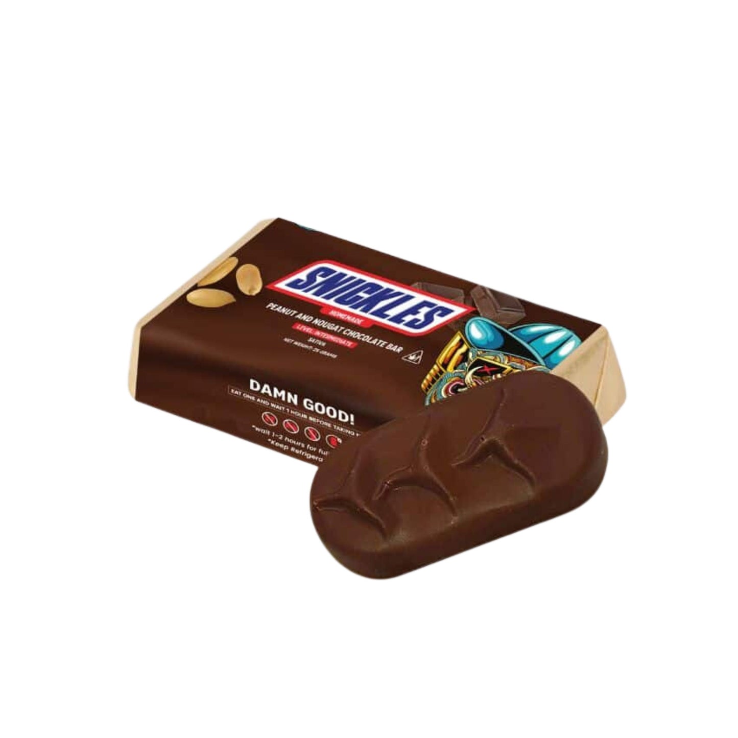 CHOCOLATE BAR | SNICKLES - CHOCOLATE AND PEANUTS