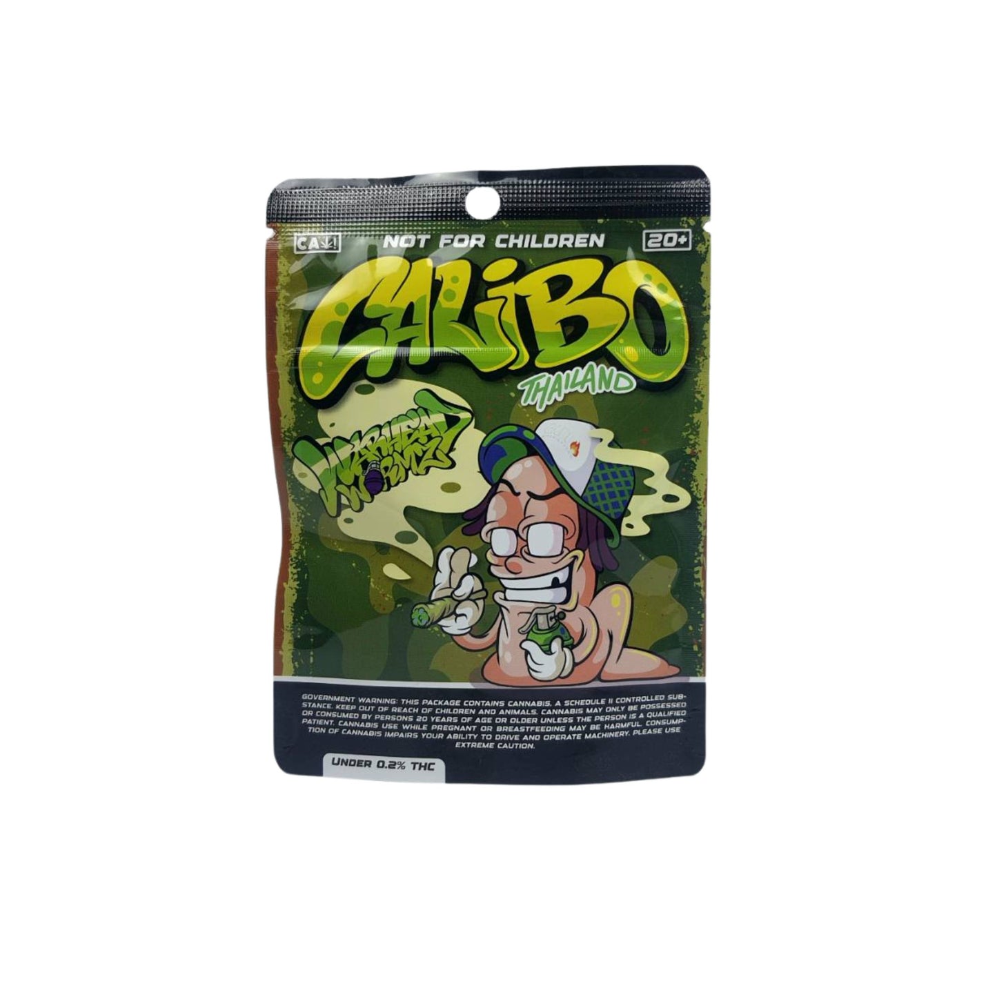 EDIBLE - CALIBO | WARHEAD WORMZ 600MG EDIBLES GUMMY INFUSED THC SNACK JELLY