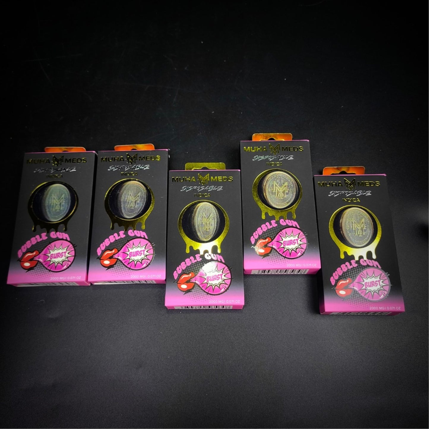 MUHA MEDS 2ml | BUBBLE GUM BLIRST : INDICA