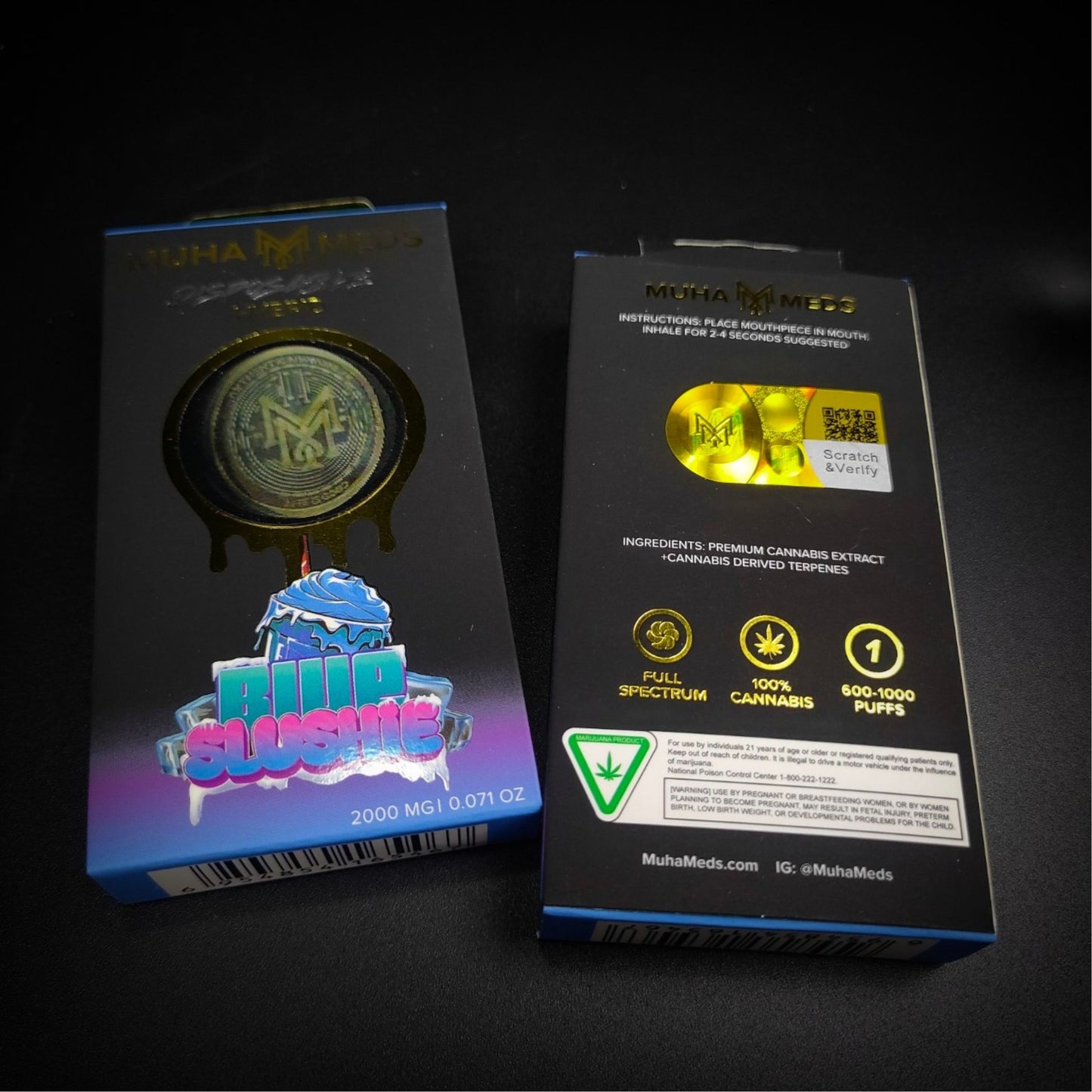 MUHA MEDS 2ml | BLUE SLUSHIE : HYBRID