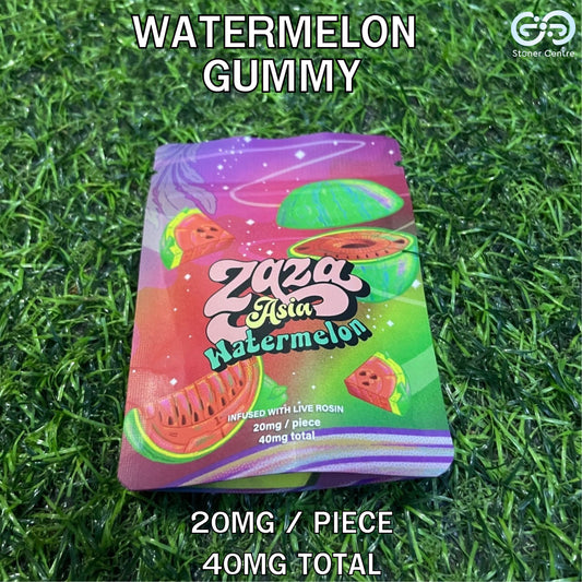 Jelly | Zaza Asia Watermelon Gummy Edibles gummy infused thc snack