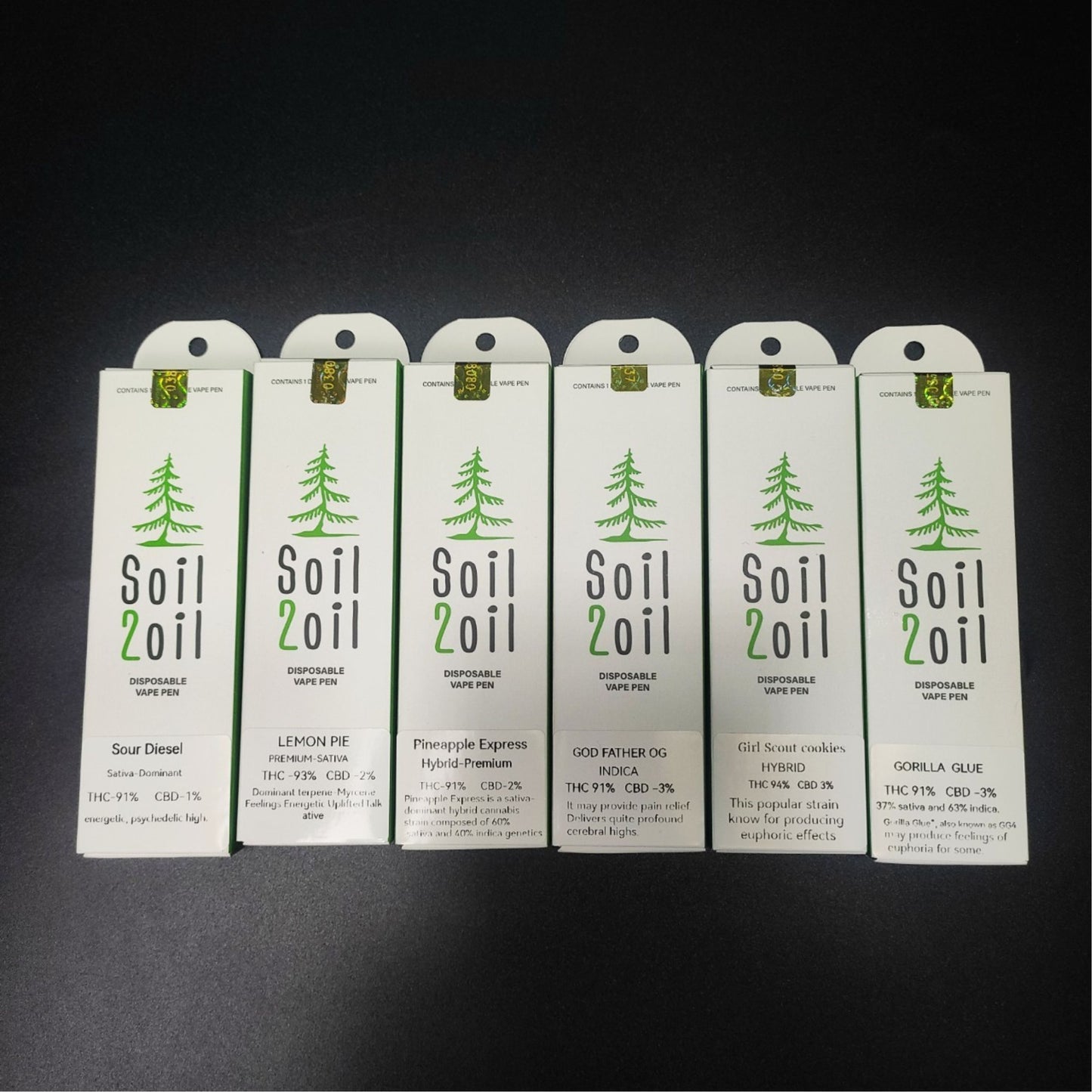 SOIL 2 OIL DISPOSABLE VAPE PEN | GOD FATHER OD