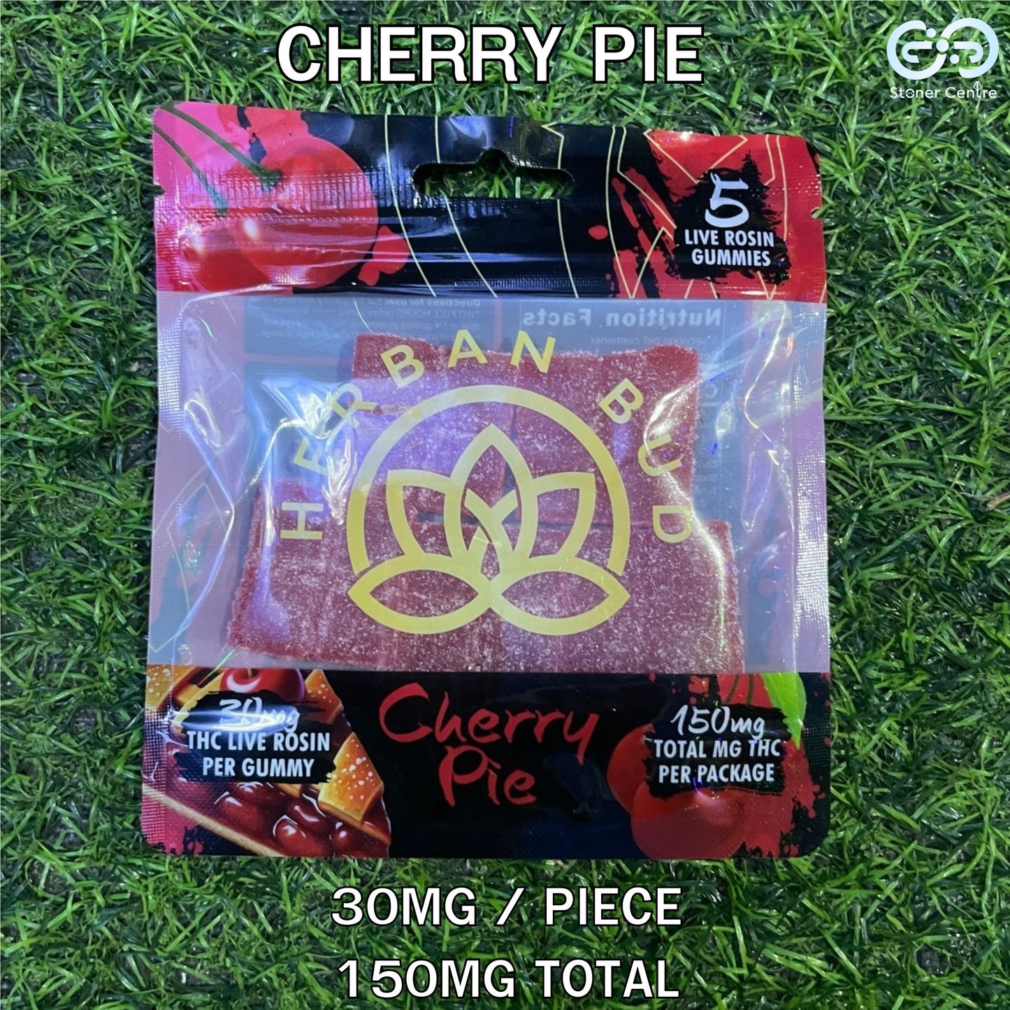 Jelly | Herban Bud Cherry Pie Edibles gummy infused thc snack