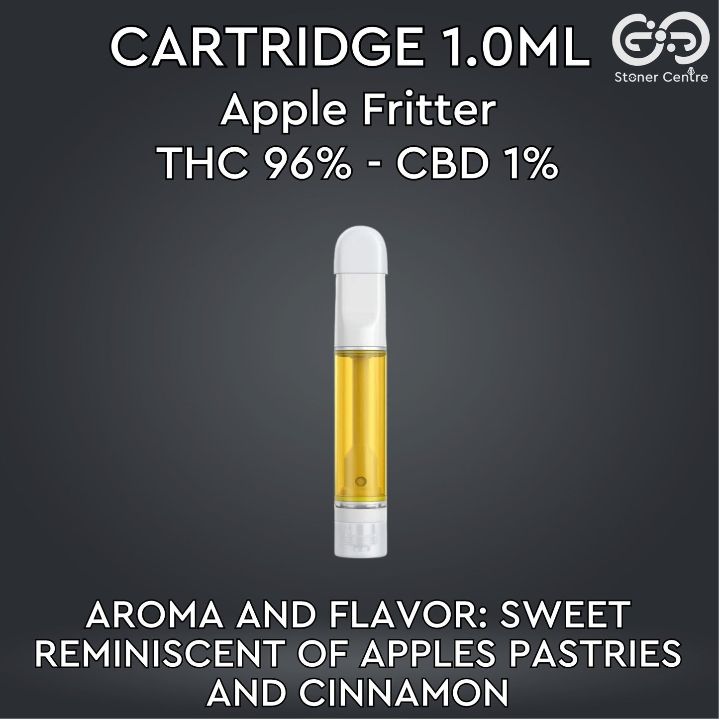 Cartridge 1.0ML | APPLE FRITTER : HYBRID (เฉพาะหัวคาร์ทไม่รวมแบต)