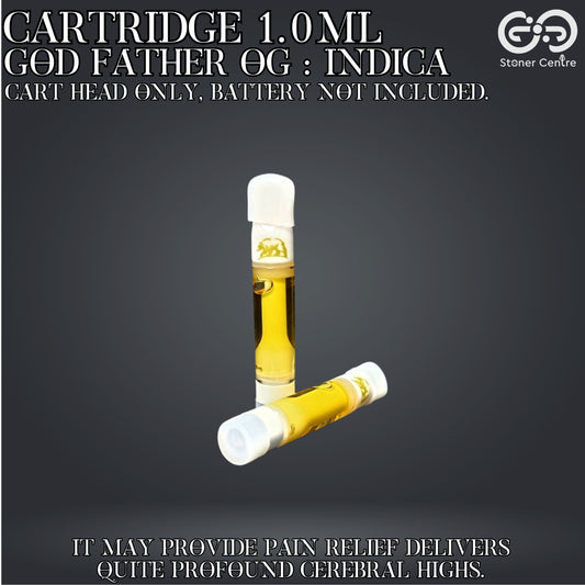 Cartridge 1.0ml | GOD FATHER OG : INDICA (เฉพาะหัวคาร์ทไม่รวมแบต)