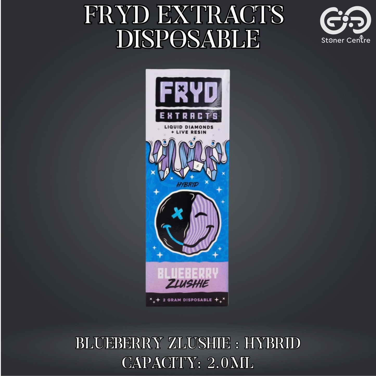 FRYD EXTRACTS DISPOSABLE | BLUEBERRY ZLUSHIE : HYBRID 2ml