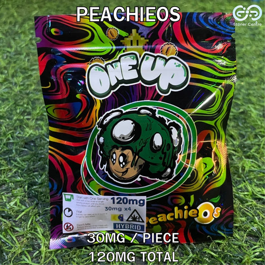 Jelly | ONE UP PeachieOs Edibles gummy infused thc snack