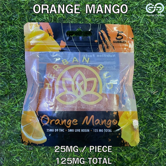 Jelly | Herban Bud Orange Mango Edibles gummy infused thc snack