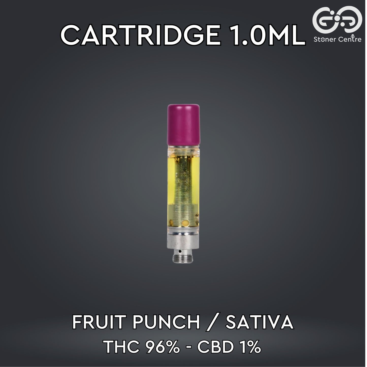 Cartridge 1.0ml | FRUIT PUNCH : SATIVA (เฉพาะหัวคาร์ทไม่รวมแบต)