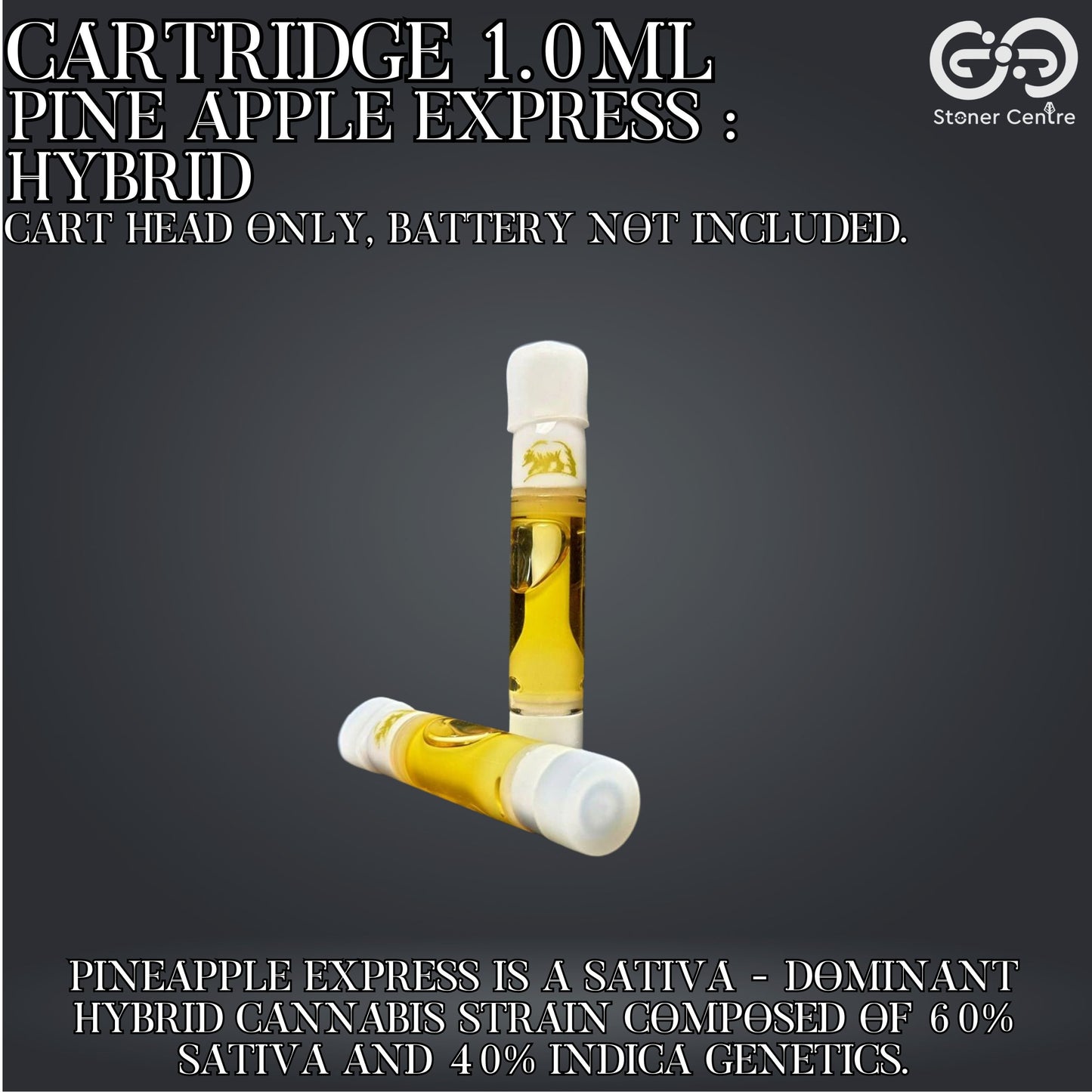 Cartridge 1.0ml | PINE APPLE EXPRESS : HYBRID (เฉพาะหัวคาร์ทไม่รวมแบต)