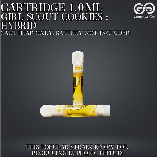 Cartridge 1.0ml | GIRL SCOUT COOKIES : HYBRID (เฉพาะหัวคาร์ทไม่รวมแบต)