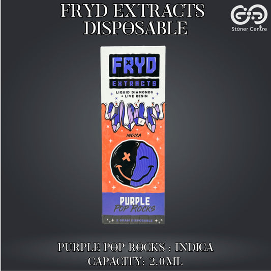 FRYD EXTRACTS DISPOSABLE | PURPLE POP ROCKS : INDICA 2ml