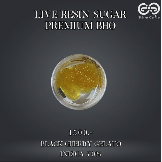 LIVE RESIN SUGRA - PREMIUM BHO | BLACK CHERRY GELATO