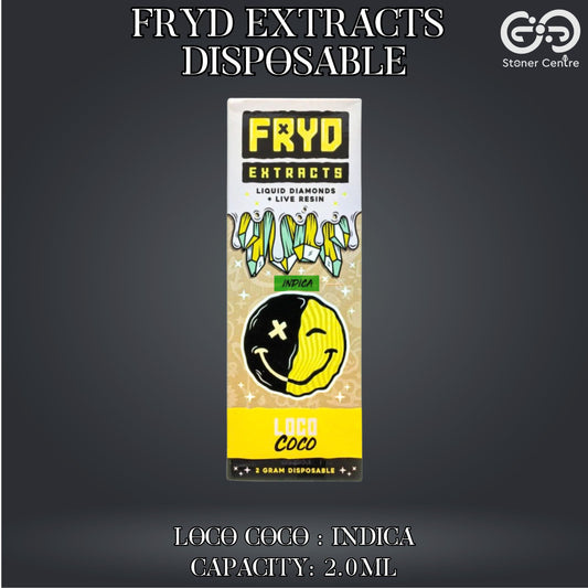 FRYD EXTRACTS DISPOSABLE | LOCO COCO : INDICA 2ml