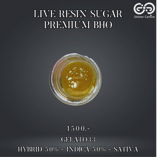 LIVE RESIN SUGRA - PREMIUM BHO | GELATO33