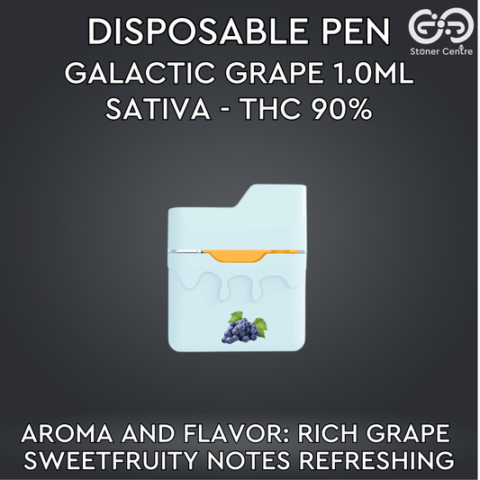 DISPOSABLE PEN 1ML. | GALACTIC GRAPE : SATIVA