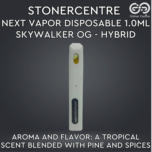 STONERCENTRE | NEXT VAPOR DISPOSABLE 1.0ML | SKYWALKER OG - HYBRID