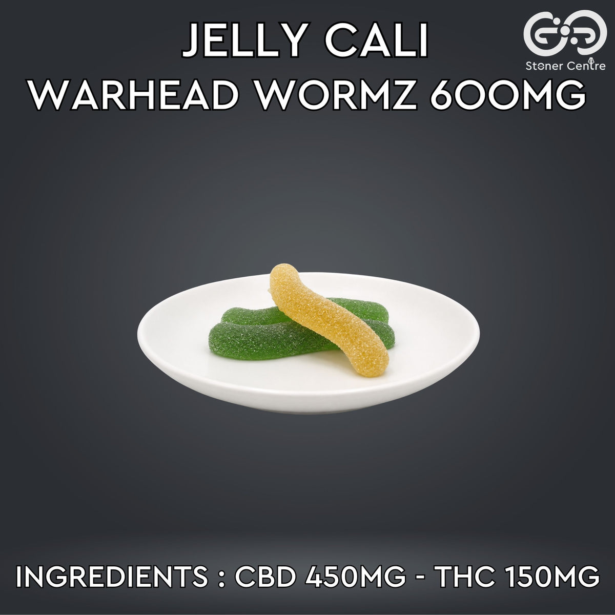 EDIBLES | JELLY CALI - WARHEAD WORMZ 600MG