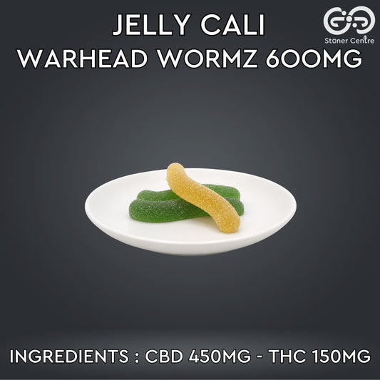 EDIBLES | JELLY CALI - WARHEAD WORMZ 600MG