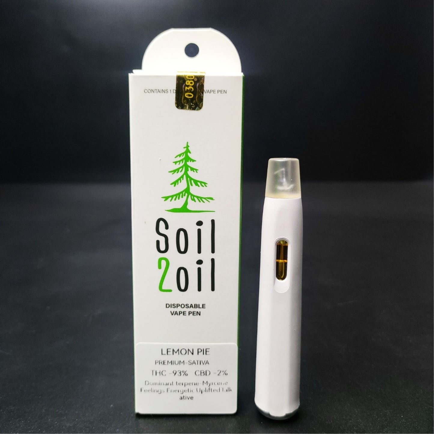 SOIL 2 OIL DISPOSABLE VAPE PEN | LEMON PIE