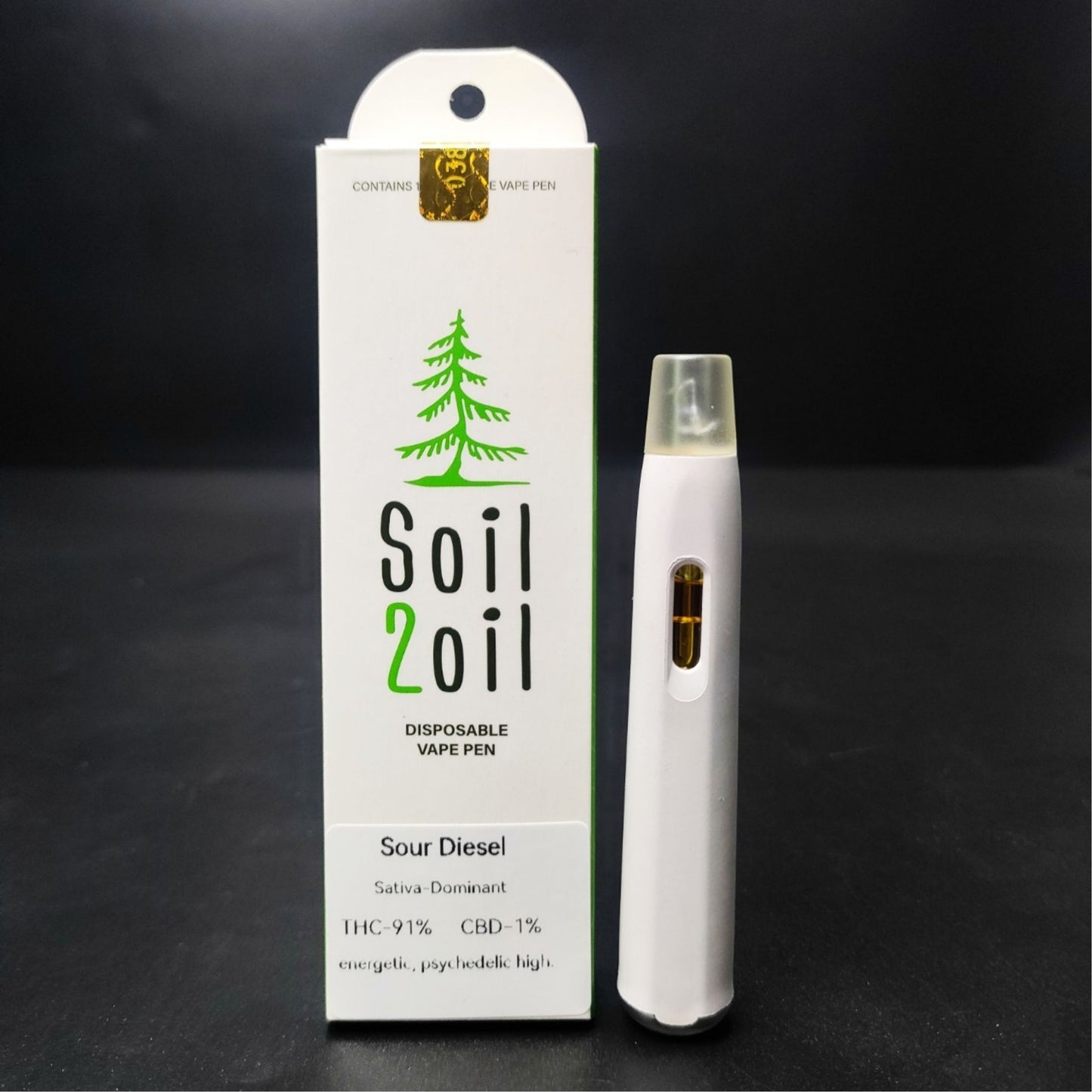 SOIL 2 OIL DISPOSABLE VAPE PEN | SOUR DIESEL