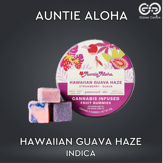 Jelly AUNTIE ALOHA HAWAIIAN GUAVA HAZE Edibles gummy infused thc snack