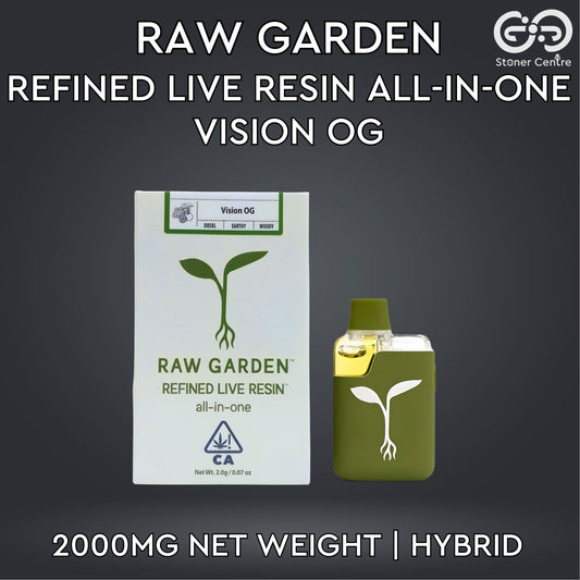RAW GARDEN - REFINED LIVE RESIN ALL-IN-ONE 2.0ML | VISION OG : HYBRID