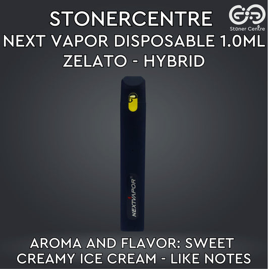 STONERCENTRE | NEXT VAPOR DISPOSABLE 1.0ML | ZELATO - HYBRID