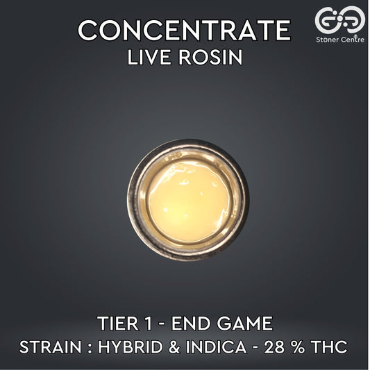 CONCENTRATE LIVE ROSIN | TIER 1 - END GAME