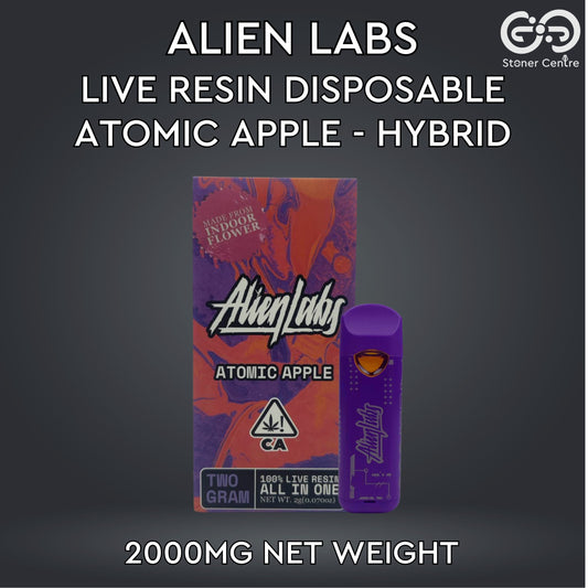 ALIEN LABS LIVE RESIN DISPOSABLE | ATOMIC APPLE : HYBRID
