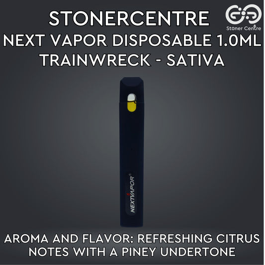 STONERCENTRE | NEXT VAPOR DISPOSABLE 1.0ML | TRAINWRECK - SATIVA