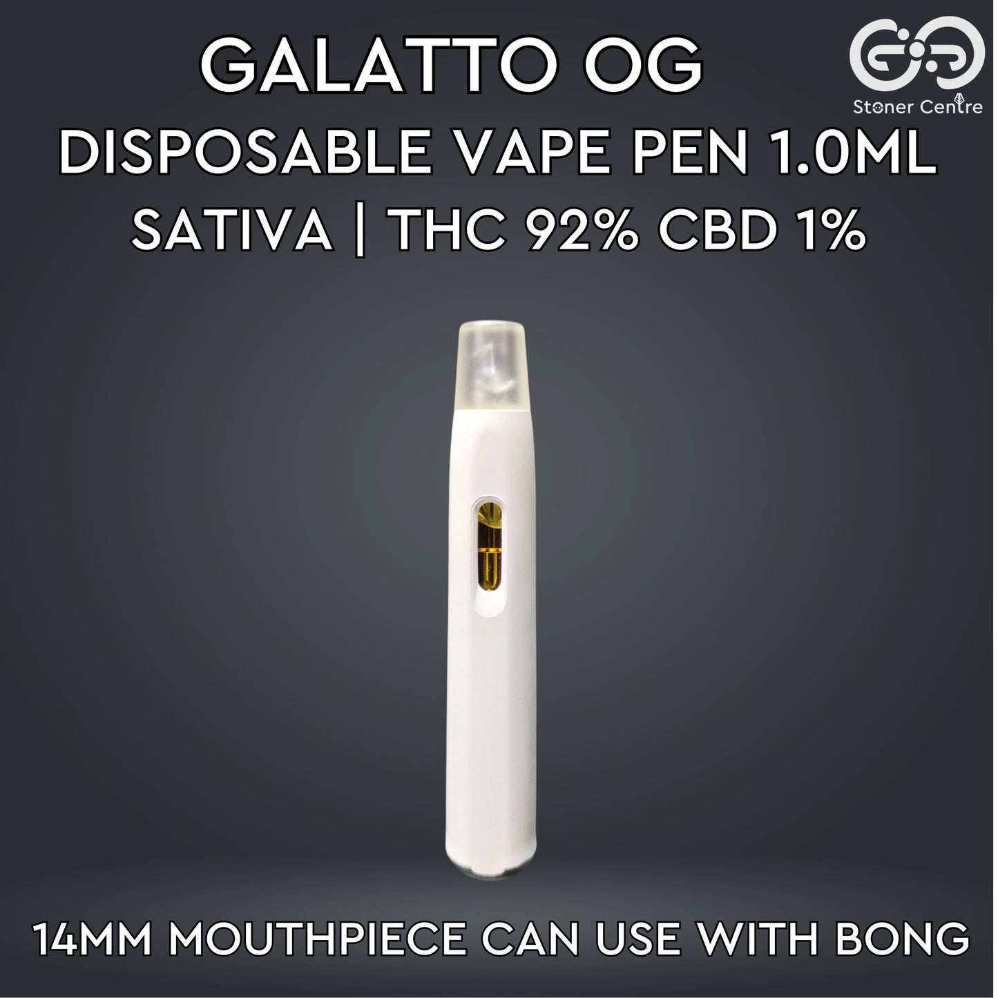 DISPOSABLE VAPE PEN 1ML. | GALATO OG : SATIVA