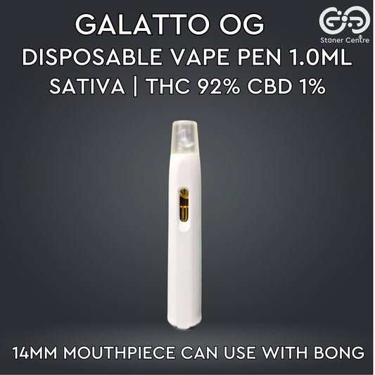 DISPOSABLE VAPE PEN 1ML. | GALATO OG : SATIVA