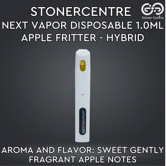 STONERCENTRE | NEXT VAPOR DISPOSABLE 1.0ML | APPLE FRITTER - HYBRID