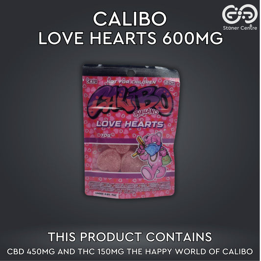 EDIBLE - CALIBO | LOVE HEARTS 600MG EDIBLES GUMMY INFUSED THC SNACK JELLY