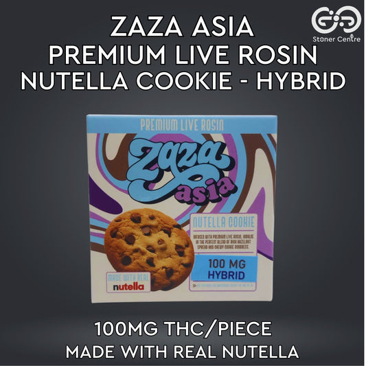 ZAZA ASIA | PREMIUM LIVE ROSIN NUTELLA COOKIE - HYBRID | 100MG THC/PIECE
