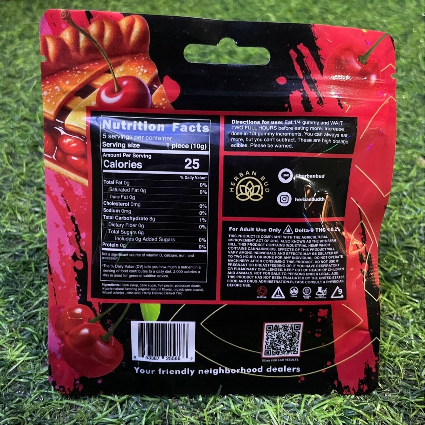 Jelly | Herban Bud Cherry Pie Edibles gummy infused thc snack