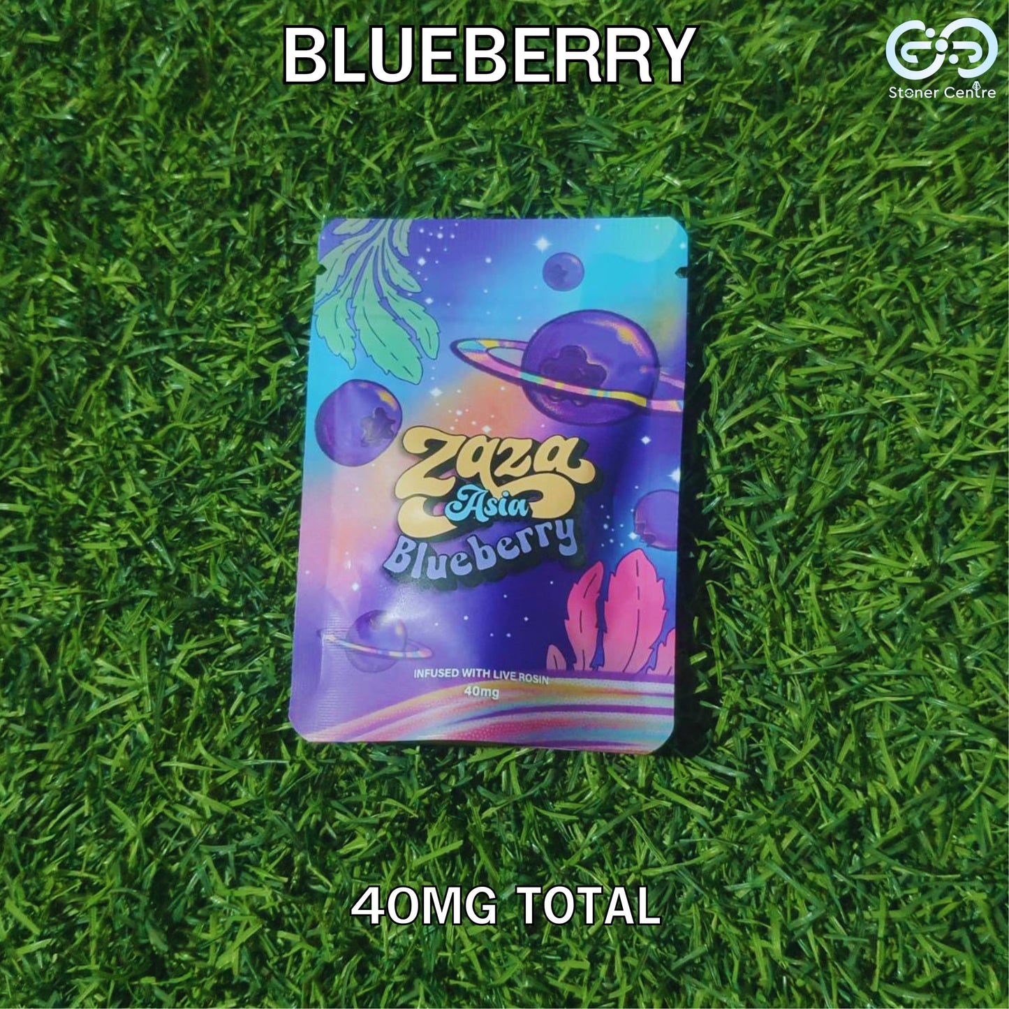 Jelly | Zaza Asia Blueberry Edibles gummy infused thc snack