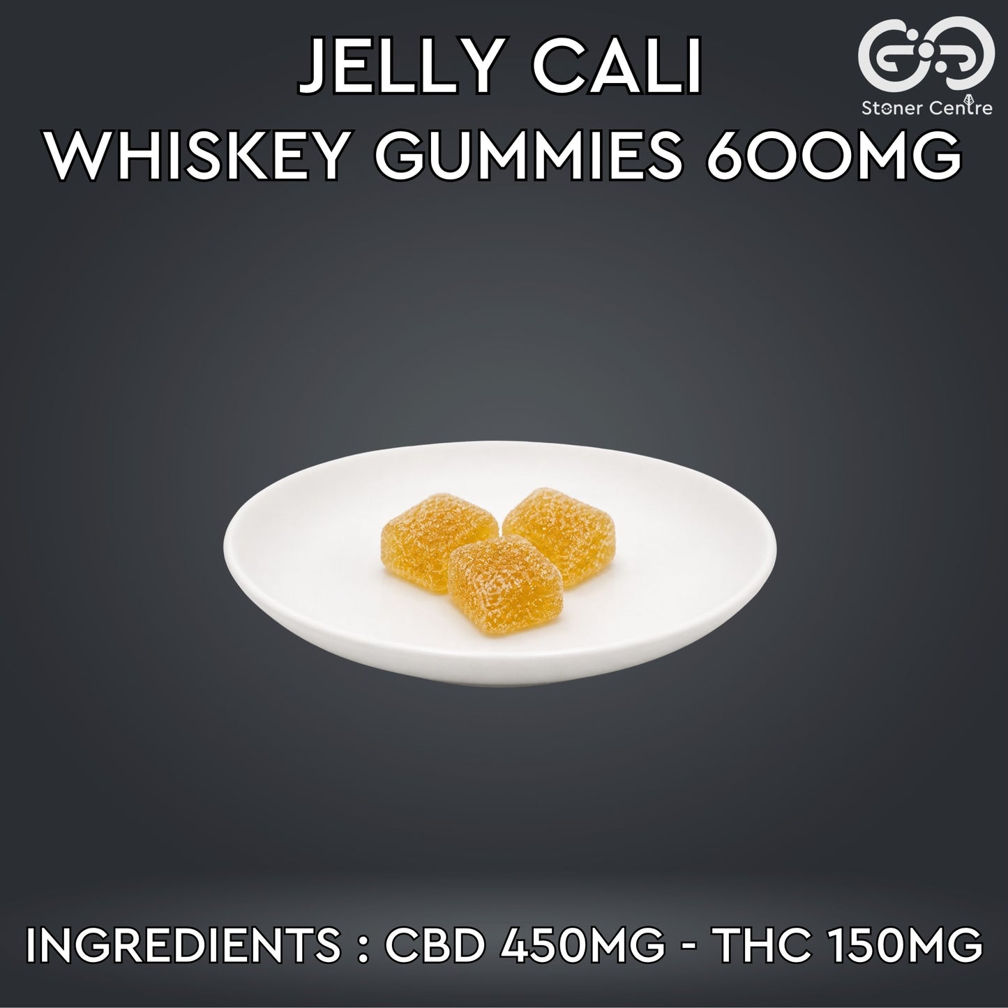 EDIBLES | JELLY CALI - WHISKEY GUMMIES 600MG