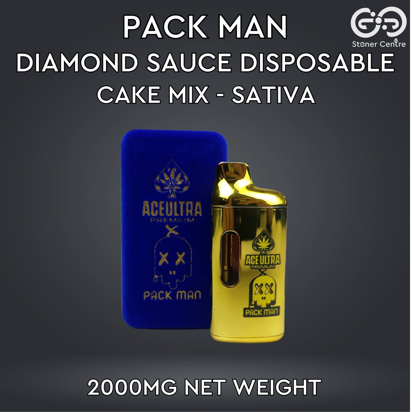 PACK MAN DIAMOND SAUCE DISPOSABLE | CAKE MIX - SATIVA