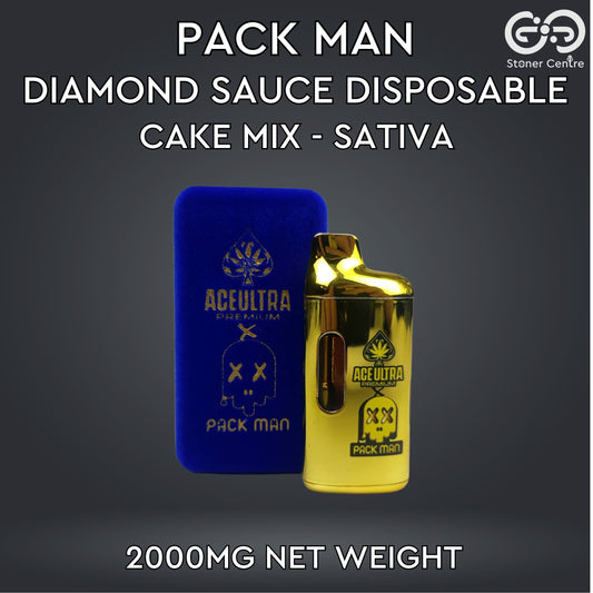 PACK MAN DIAMOND SAUCE DISPOSABLE | CAKE MIX - SATIVA