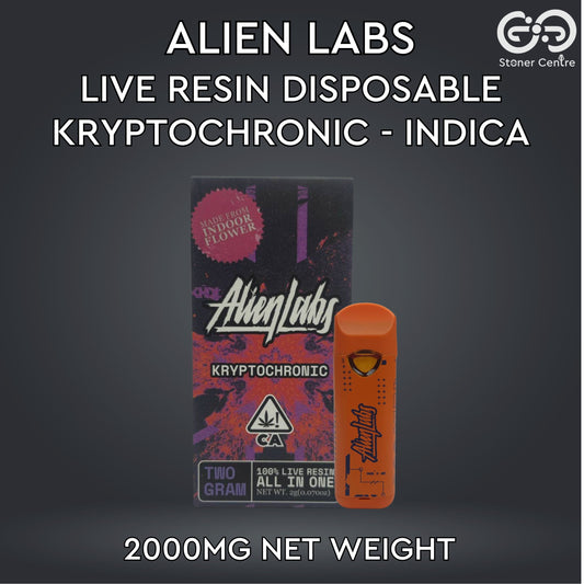 ALIEN LABS LIVE RESIN DISPOSABLE | KRYPTOCHRONIC : INDICA