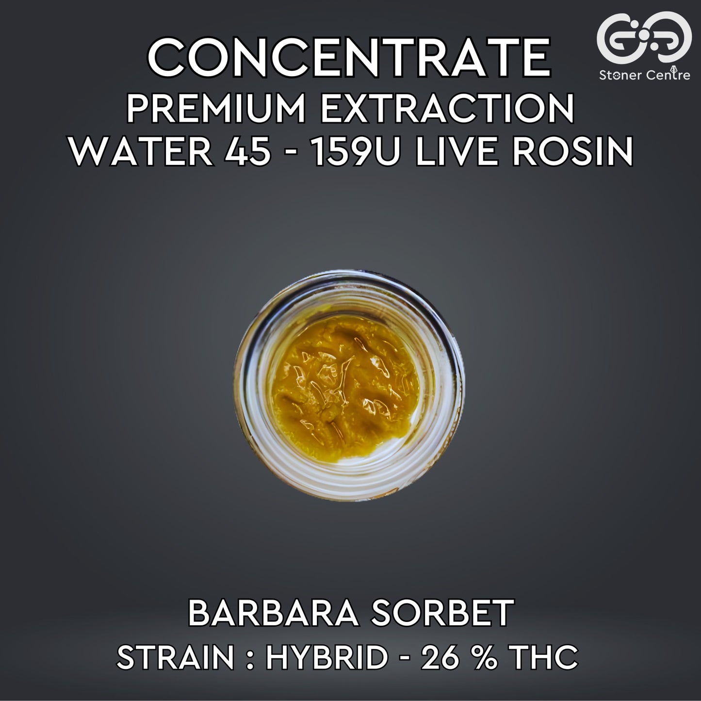 CONCENTRATE - PREMIUM EXTRACTION WATER 45 - 159U LIVE ROSIN | FS TIER 2 - BARBARA SORBET