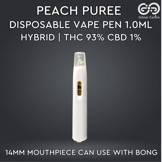 DISPOSABLE VAPE PEN 1.0ML | PEACH PUREE : HYBRID