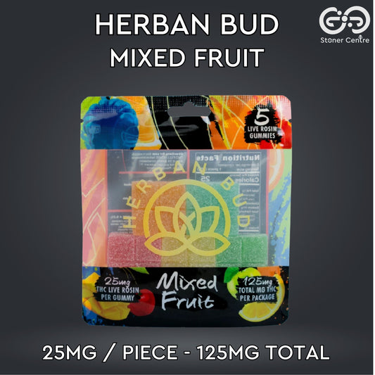 Jelly | Herban Bud Mixed Fruit Edibles gummy infused thc snack
