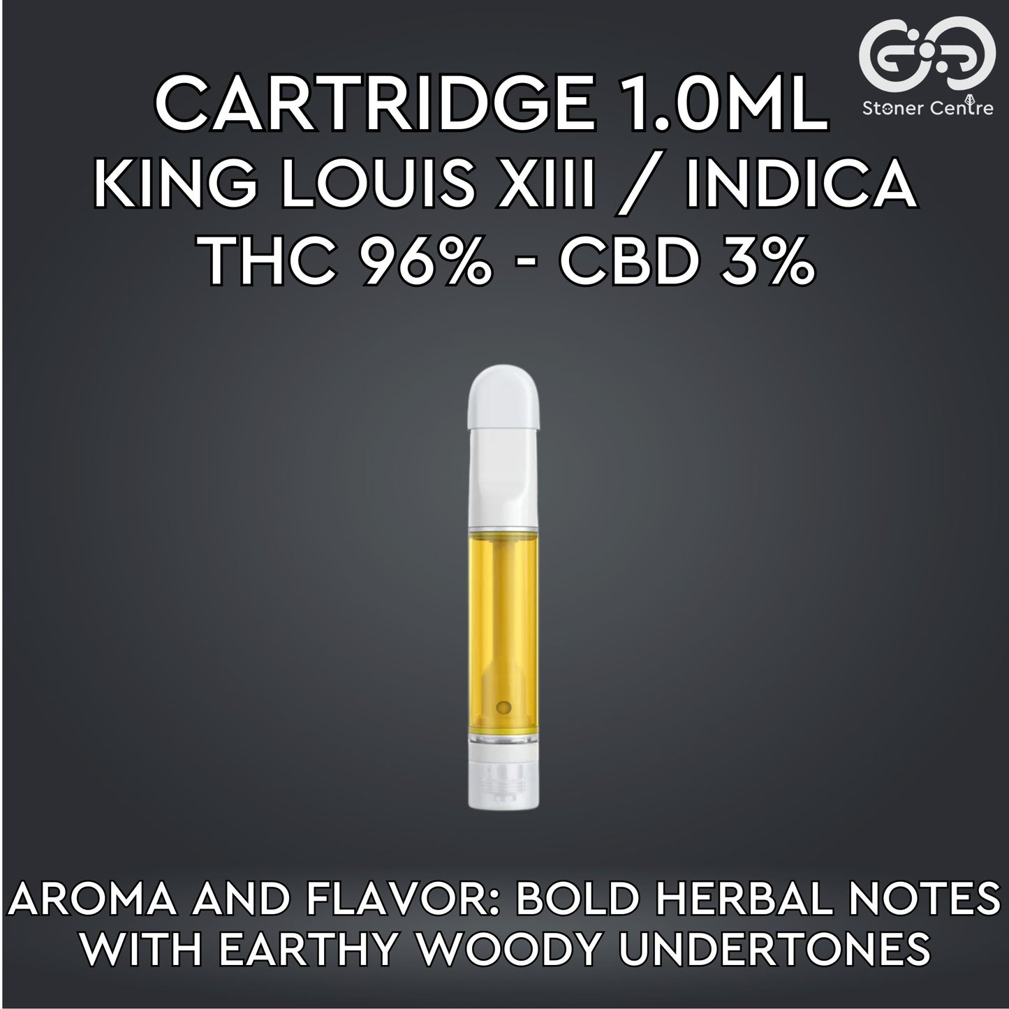 Cartridge 1.0ML | KING LOUIS XIII : INDICA (เฉพาะหัวคาร์ทไม่รวมแบต)